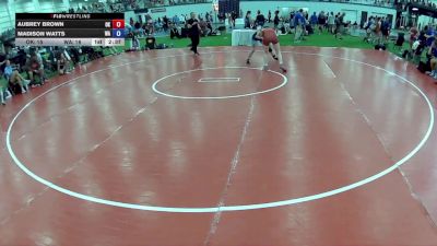 130 lbs Aubrey Brown, Oklahoma vs Madison Watts, Washington