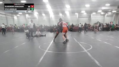 215 lbs Round 2 (10 Team) - Kyle Lindblad, CHWHALE Blue vs Olasubomi Atanlogun, Maryland Mallets