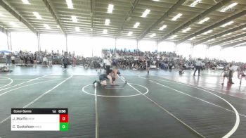 132 lbs Consolation - Jayden Morfin, New Mexico Bad Boyz vs Caleb Gustafson, NM Outlaws