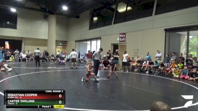 50 lbs Semis & Wb (16 Team) - Sebastian Cooper, Rabbit WC vs Carter Swilling, TNAAU