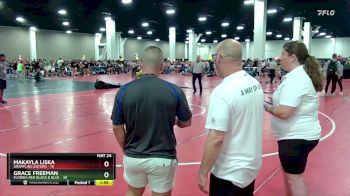 155 lbs Round 4 (8 Team) - Grace Freeman, Florida Red Black & Blue vs Makayla Liska, Grappling Gators