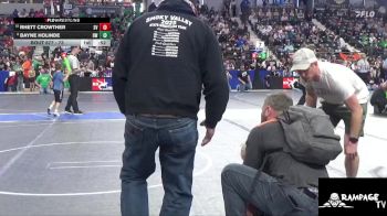 73 lbs Cons. Round 2 - Rhett Crowther, Smoky Valley vs Bayne Holinde, Hoisington WC