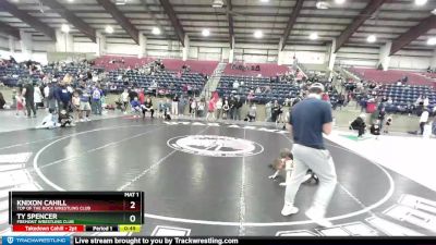 62 lbs Round 2 - Knixon Cahill, Top Of The Rock Wrestling Club vs Ty Spencer, Fremont Wrestling Club