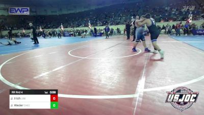 Rr Rnd 4 - James Irish, Liberty Warrior Wrestling Club vs Jexin Weder, Checotah Matcats