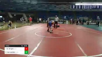 113 lbs Consolation - Bubba Wright, Wichita WC vs Zarek Hernandez, Ohana