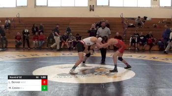 126 lbs Prelims - Luke Benner, Westmont Hillto vs Michael Casas, St Johns