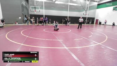 60 lbs Semifinal - Tuff Jump, BullTrained vs Kal M Thompson, Purler Wrestling Academy