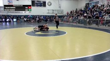 132 lbs 5th Place Match - Julian Ramos, Aloha vs Elian Debien, Tualatin
