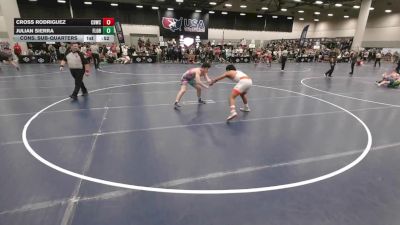 165 lbs Cons. Sub-quarters - Julian Sierra, Florida vs Cross Rodriguez, Church Boyz Wrestling Club