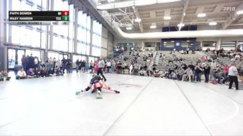 125 lbs Cons. Round 5 - Faith Bowen, Mountain Ridge vs Riley Hansen, Tooele