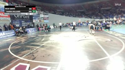 2A/1A Boys 120 Quarterfinal - Kaden Williams, Camas Valley Boys vs Dean Smith, Siletz Valley Boys