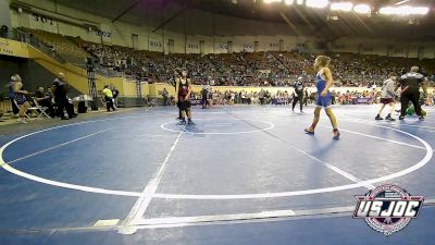 92 lbs Quarterfinal - Mason Aikin, Maverick Elite Wrestling vs Dominic Bradt, Highlander Youth