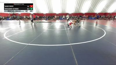 112-117 lbs Round 3 - Gage Enos, Batavia vs Benjamin Schmid, Mille Lacs Raiders