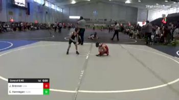 58 lbs Consi Of 8 #2 - Jett Brenner, Lions WC vs Conan Hannegan, Team Reign