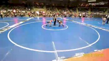 75 lbs 1/4 Finals - Sky Ramos, Sunkist Kids Monster Garage vs Jaylee Keller, Blue Pride Wrestling Club