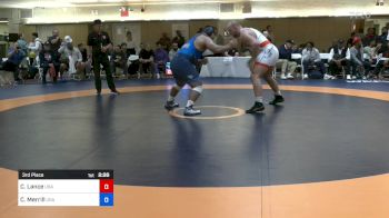 125 kg 3rd Place - Christian Henry Lance, USA vs Coby Lazo Merrill, USA