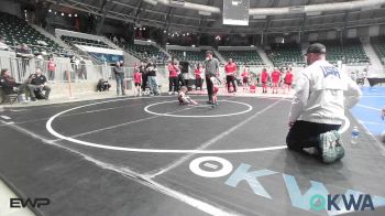37 lbs Rr Rnd 3 - Blakely Ponce, Oklahoma Supergirls 9U vs Charlie Hepler, Team Tulsa NDT