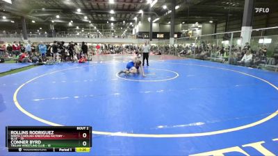 175 lbs Semis (4 Team) - Conner Byrd, TROJAN WRESTLING CLUB vs Rollins Rodriguez, NORTH CAROLINA WRESTLING FACTORY - BLUE