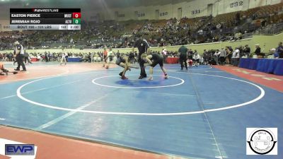 101 lbs Round Of 16 - Easton Pierce, Mustang Middle School vs Jeremiah Rojo, Altus JH