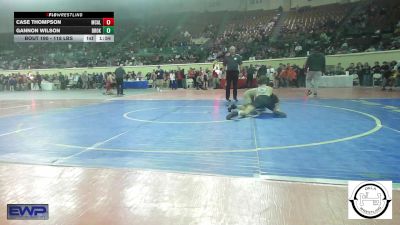 118 lbs Round Of 16 - Case Thompson, McAlester vs Gannon Wilson, Broken Arrow