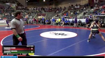 6A 106 lbs Semifinal - Xander Graves, Bentonville vs Ranson Robe, Springdale