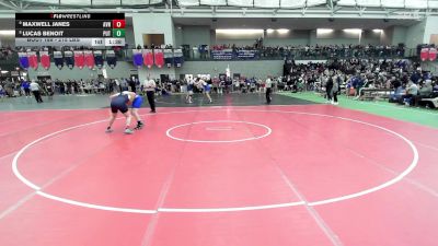 215 lbs Round Of 16 - Maxwell Janes, Avon vs Lucas Benoit, Putnam