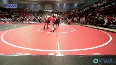 160 lbs Rr Rnd 2 - Jeremiah Malone, Grove Takedown Club vs Kenzie Church, Skiatook Youth Wrestling