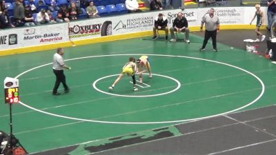 96 lbs Consi Of 16 #1 - Marco Angelicchio, Greater Latrobe vs Bryce Prosser, North Allegheny