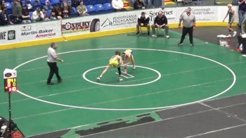 96 lbs Consi Of 16 #1 - Marco Angelicchio, Greater Latrobe vs Bryce Prosser, North Allegheny