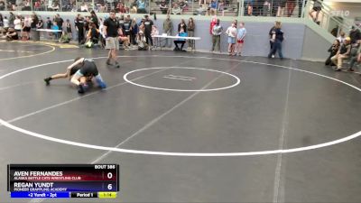 92 lbs Quarterfinal - Regan Yundt, Pioneer Grappling Academy vs Aven Fernandes, Alaska Battle Cats Wrestling Club