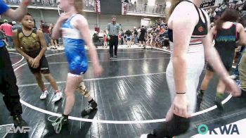 125 lbs Rr Rnd 2 - Tegann Randles, Watonga Youth Wrestling vs Brylee Thompson, Cushing Tigers