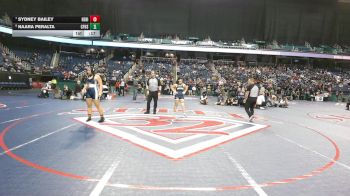 7A - 165 lbs Cons. Semi - Naara Peralta, Cape Fear High School vs Sydney Bailey, Heritage High School