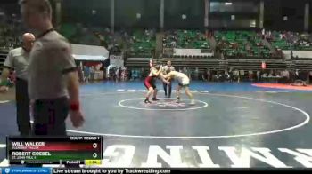 195 lbs Champ. Round 1 - Will Walker, Pleasant Valley vs Robert Goebel, St. John Paul II