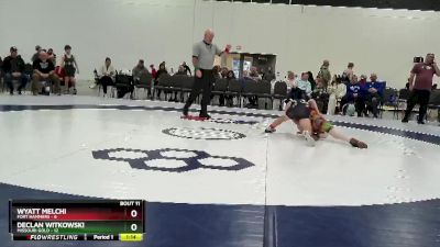 90 lbs Round 4 (6 Team) - Declan Witkowski, Missouri Gold vs Wyatt Melchi, Fort Hammers