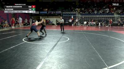 197 lbs Round Of 16 - Martin Cosgrove, Penn vs RJ Moore, Franklin & Marshall