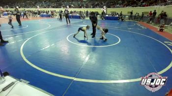 46 lbs 3rd Place - Colton Tecumseh, Mojo Grappling Academy vs Porter Flanery, Firebird Elite