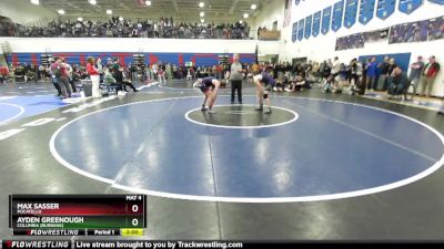 144 lbs Champ. Round 1 - Ayden Greenough, Columbia (Burbank) vs Max Sasser, Pocatello