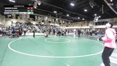 82 lbs Quarterfinal - Giovanni Ortega, Bay Area Dragons vs Samson Elario, Aniciete Training Club