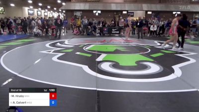 170 lbs Rnd Of 16 - Matilda Hruby, Brighton Wrestling Club vs Autumn Calvert, Missouri