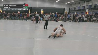 215 lbs Cons. Sub-semis - Ryden Torgerson, Grand Forks Gladiators vs Max Fox, The Den Franklin