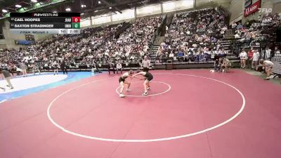 3A 157 lbs Cons. Round 3 - Cael Hoopes, Juab vs Saxton Stradinger, Union