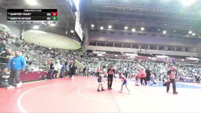 46 lbs Cons. Semi - Sawyer Yeary, Greenwood Wrestling Academy vs Brevyn Myers, Saints Wrestling Club