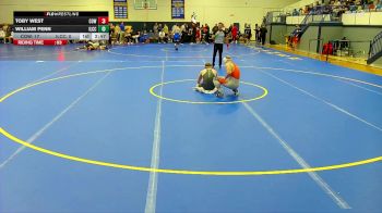 149 lbs Round 3 (6 Team) - Toby West, Cowley College vs William Penn, Iowa Lakes Community College