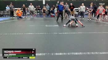 56 lbs Semis (4 Team) - Nathanael Kanagy, Xtreme Team vs Ryan Bridges, Force WC