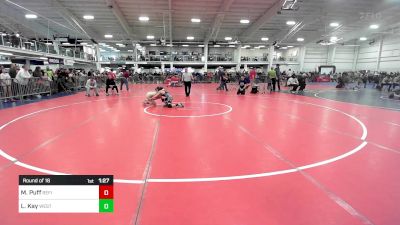 88 lbs Round Of 16 - Michael Puff, Refinery WC vs Landon Kay, Westerly