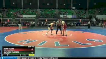 132 lbs Quarterfinal - RYAN SCOTT, Saint Clair County vs Clayton Albrets, Moody Hs