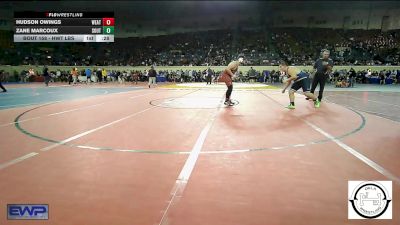 Consi Of 32 #1 - Hudson Owings, Weatherford vs Zane Marcoux, Southmoore SaberCats Wrestling