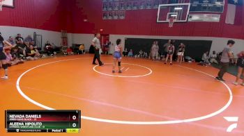 114 lbs Round 4 (8 Team) - Nevada Daniels, Hired Guns Black vs Aleena Hipolito, Cypress Wrestling Club