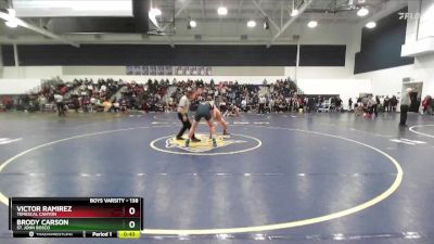 138 lbs Cons. Round 1 - Victor Ramirez, Temescal Canyon vs Brody Carson, St. John Bosco