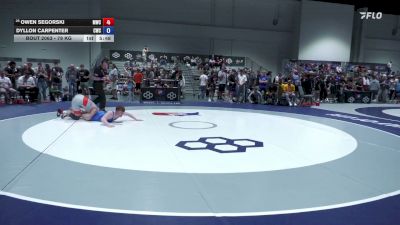 79 kg Cons. Rd Of 64 - Owen Segorski, Michigan Wrestling Club vs Dyllon Carpenter, Cwc